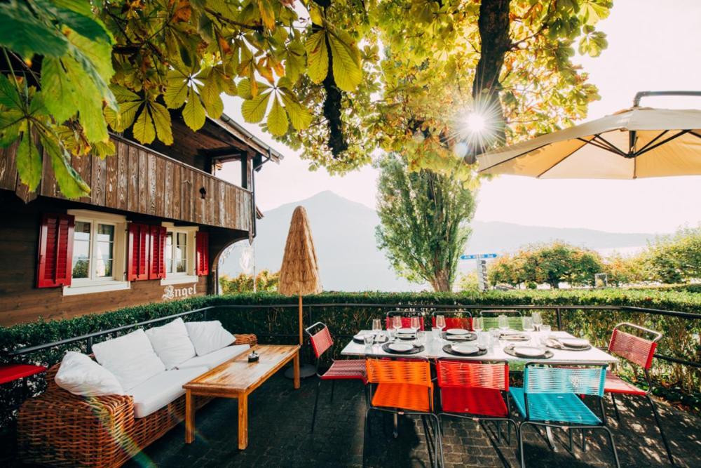 The Boutique Gasthaus Engel Walchwil Bagian luar foto