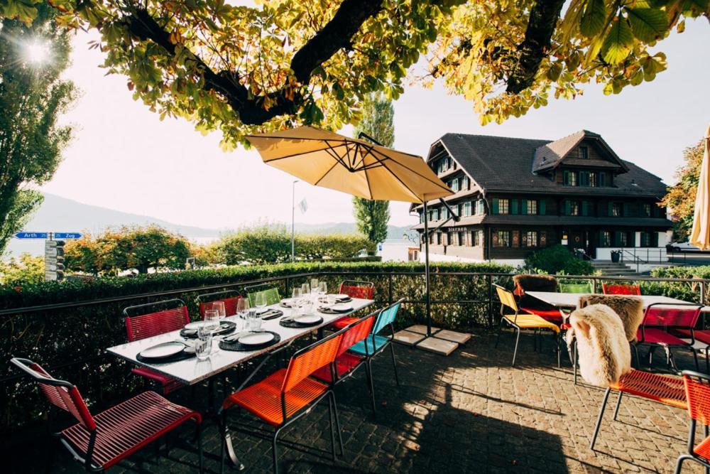 The Boutique Gasthaus Engel Walchwil Bagian luar foto